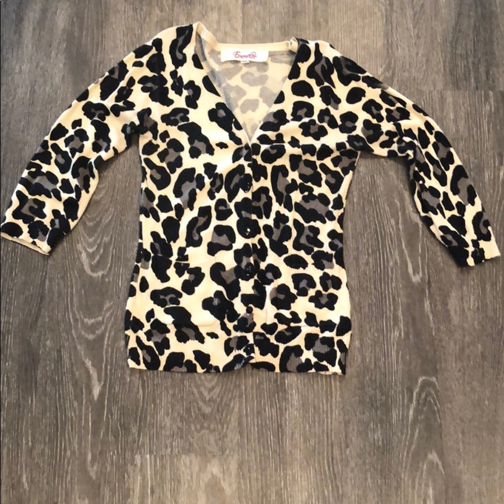 Francesca’s cheetah cardigan! Size m